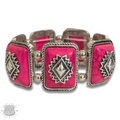 Rectangle aztec stone bracelet - LC