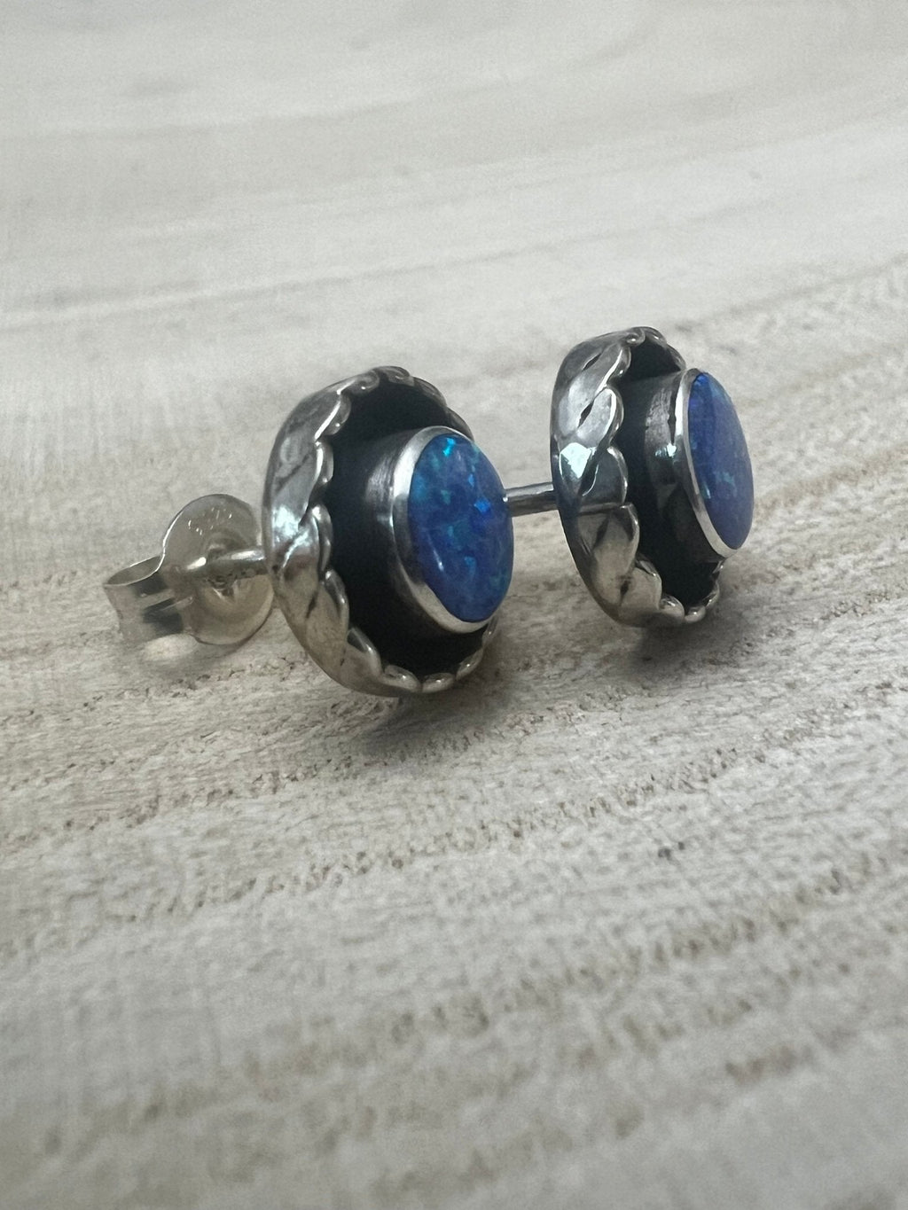 Carina Leekity Opalite Post Earrings - Small but not petite