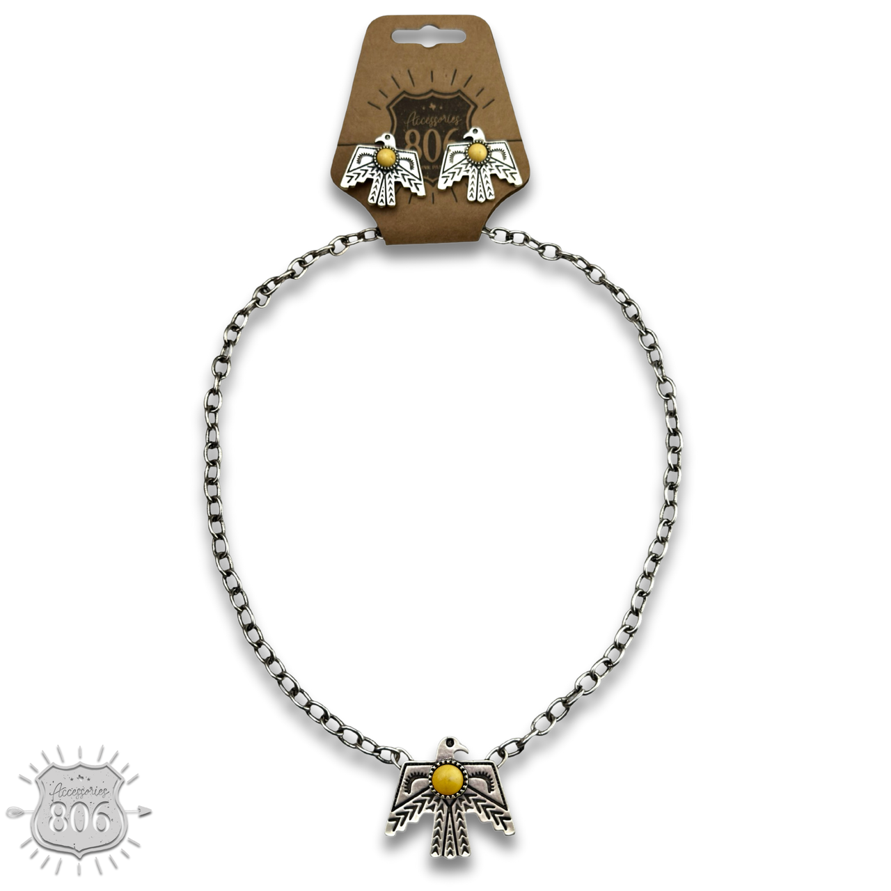 Thunderbird necklace set, last call